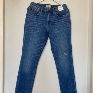 New J. Crew Slim Broken in Boyfriend Jeans size 24